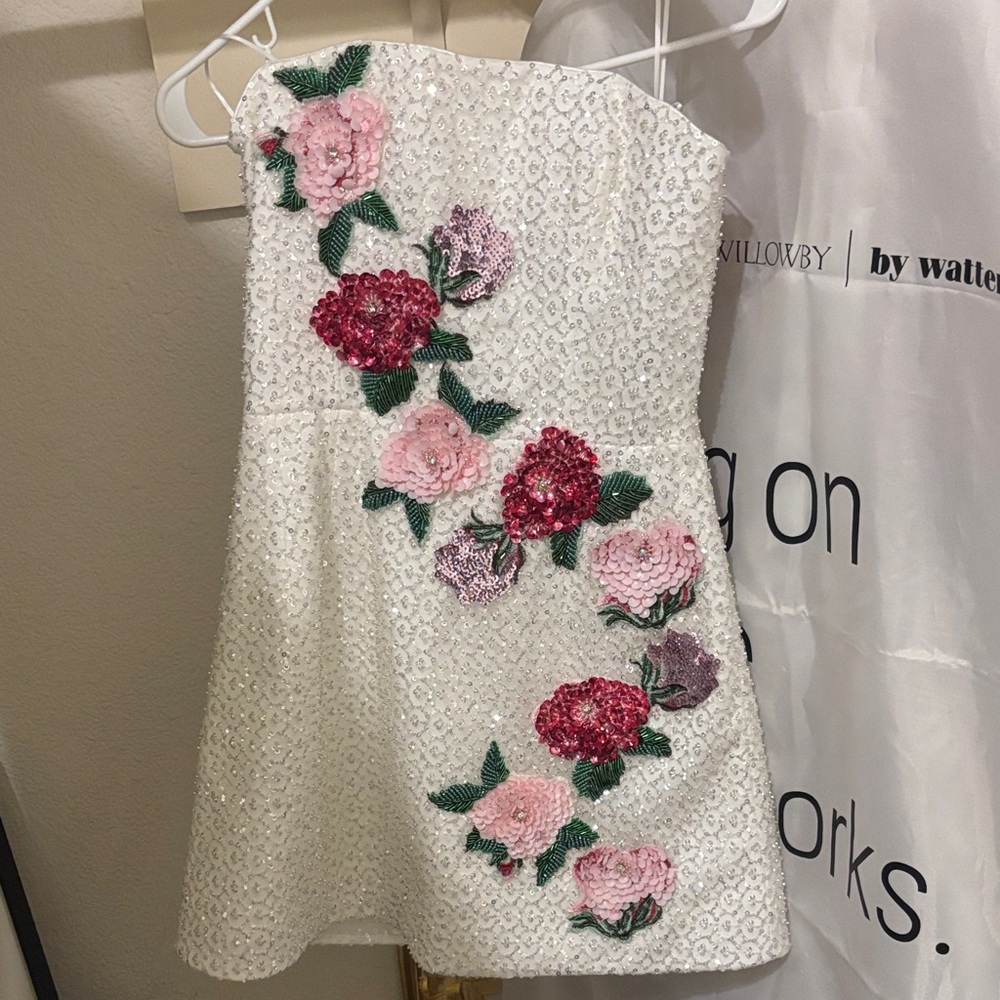 Helsi Frida Rosette Strapless Mini Dress - Picture 3 of 3